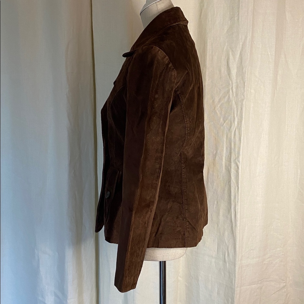 Finity Studio Double Breasted Suede Jacket - image 4